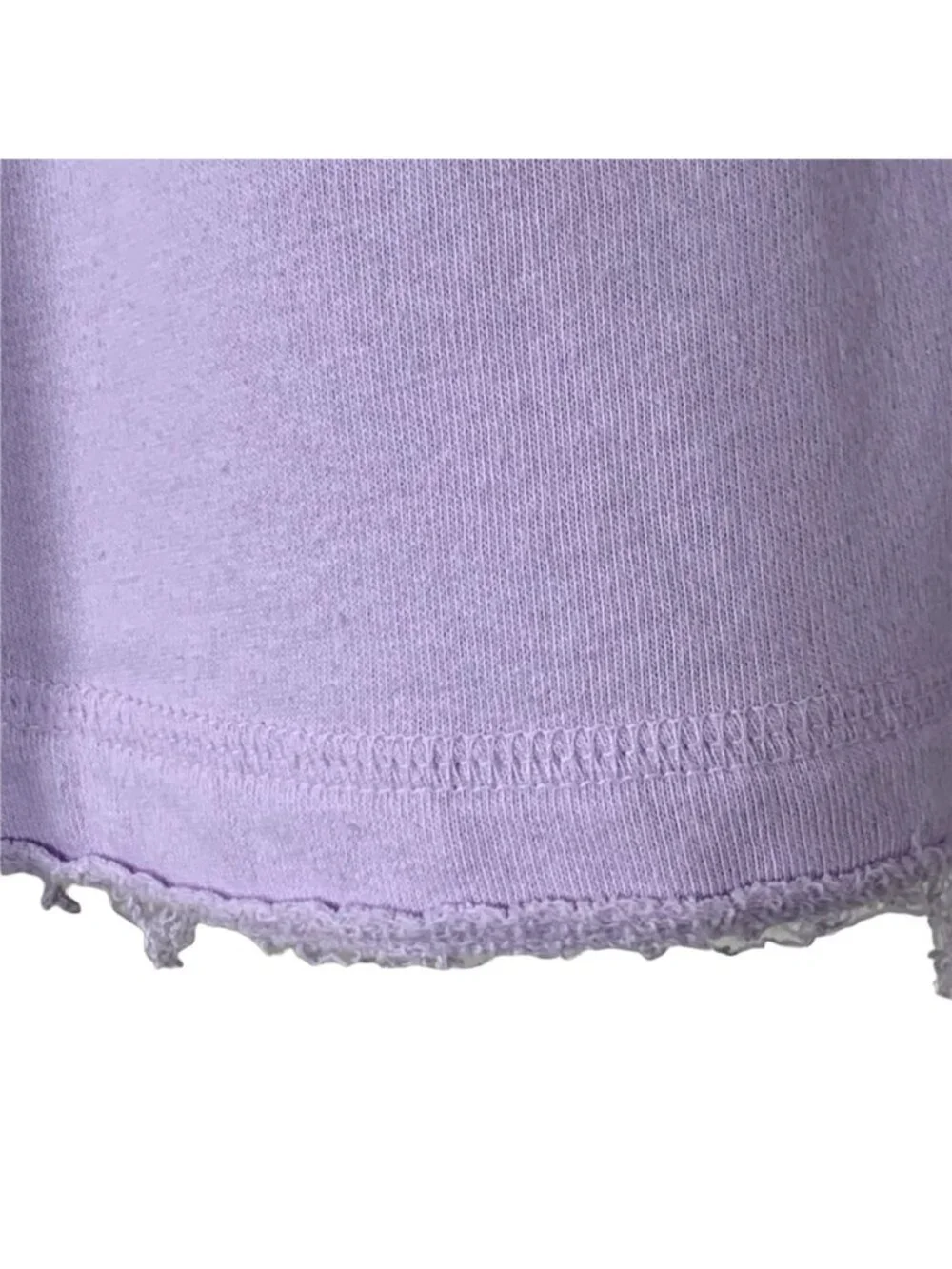 Justice Girls Cropped Sweatshirt Size 10 Purple Graphic Logo Pullover